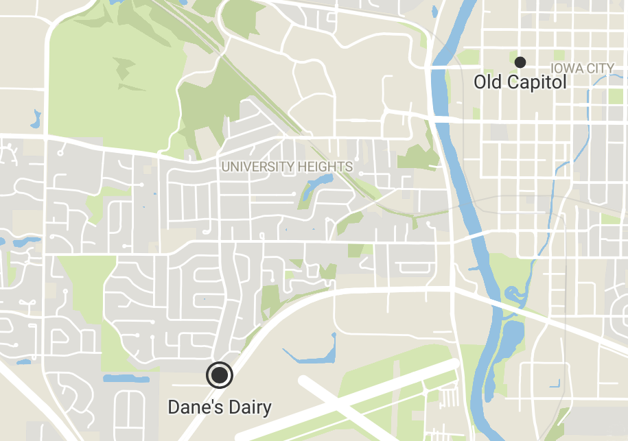 Dane's Dairy shop exterior